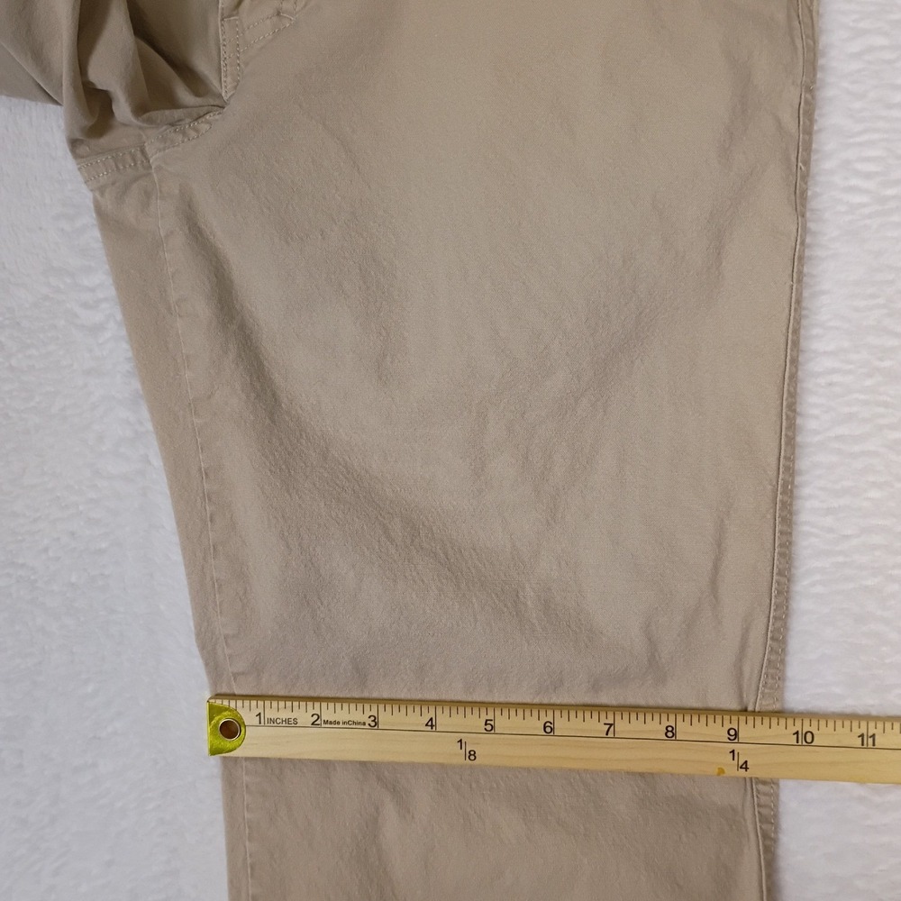 Columbia Men's Tan Straight Leg Chino Pants 38W 34L Cotton Blend Regular Fit - Picture 9 of 13
